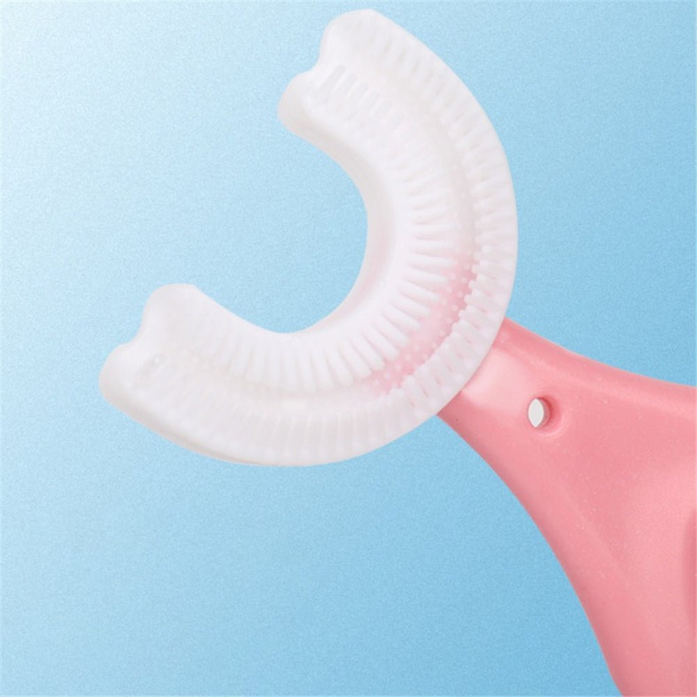U-shaped children's toothbrush – gentle 360° cleaning for all ages
