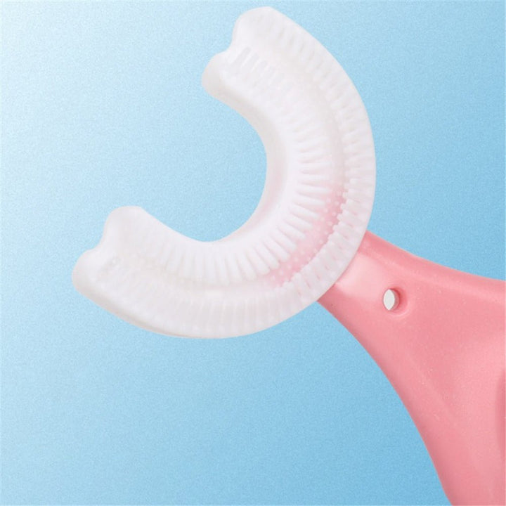 U-shaped children's toothbrush – gentle 360° cleaning for all ages