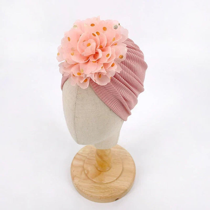 Soft baby turban hat with ruffles – Autumn Magic CuddleShine (Buy One Get One Free)