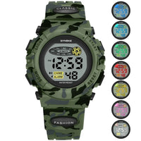 Waterproof digital children's wristwatch with LED display - Livano