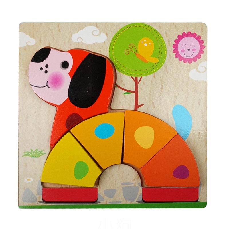 Montessori wooden learning puzzle – Colour Fun (Buy one, get one free)