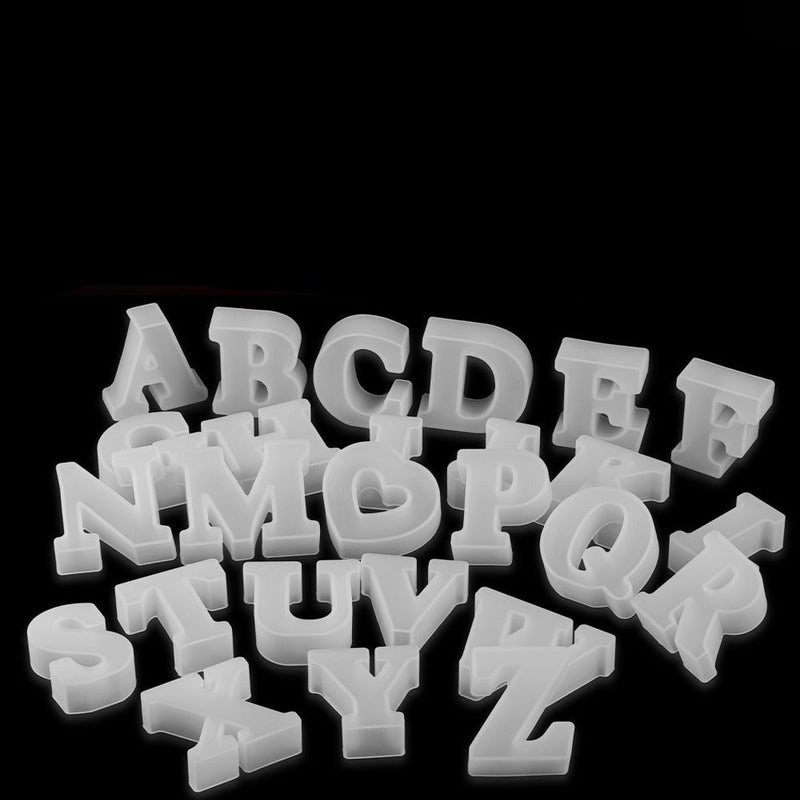 3D silicone mould for pouring chocolate letters – ChocoMould (1+1 free)