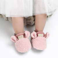 Soft, non-slip walking shoes for babies with a little lamb motif – Winterwonder