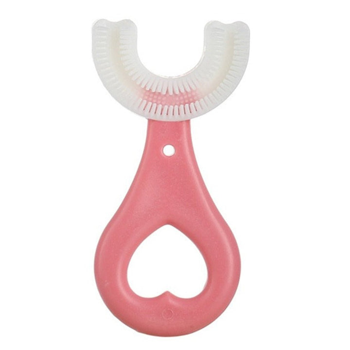 U-shaped children's toothbrush – gentle 360° cleaning for all ages