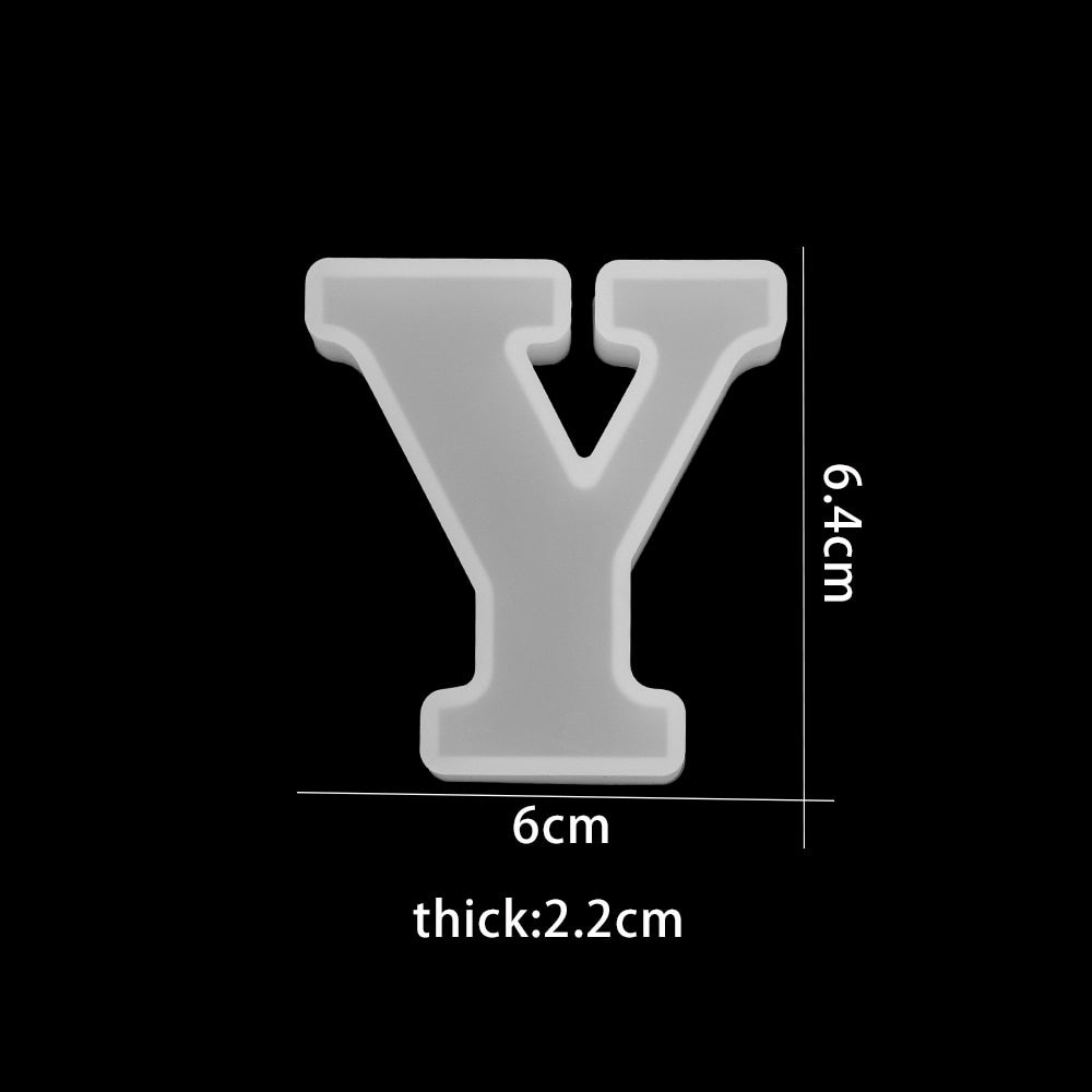 3D silicone mould for pouring chocolate letters – ChocoMould (1+1 free)