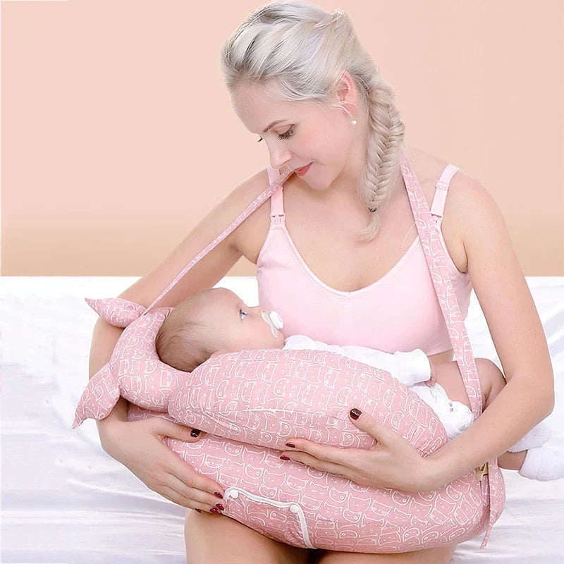 Ergonomic feeding pillow for mothers and babies – MilkMoment
