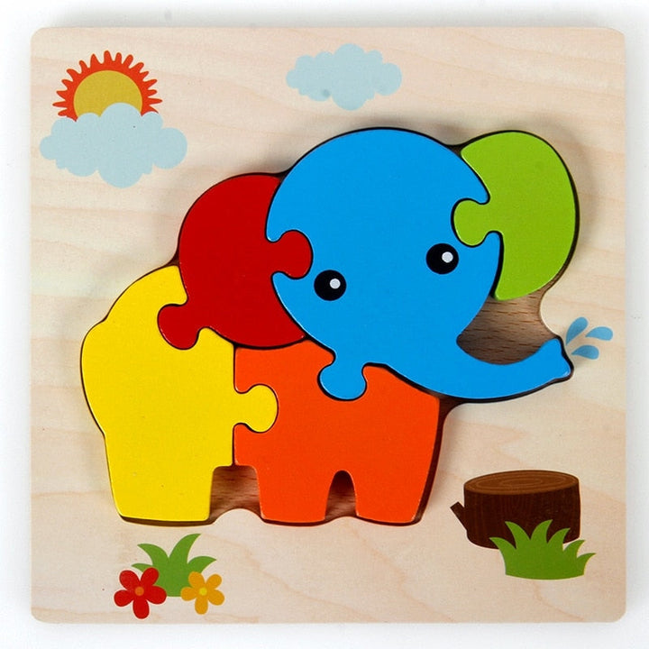 Montessori wooden learning puzzle – Colour Fun (Buy one, get one free)
