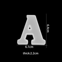 3D silicone mould for pouring chocolate letters – ChocoMould (1+1 free)