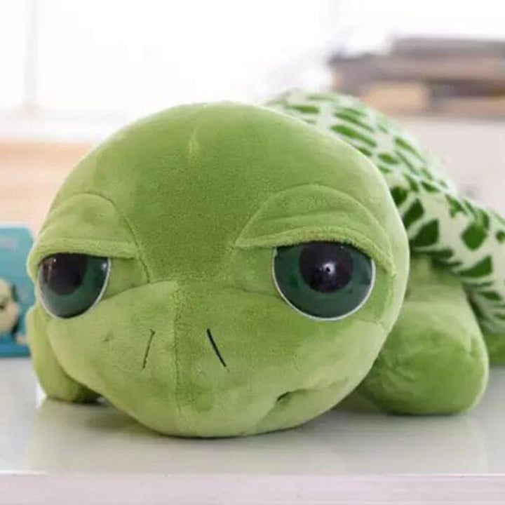 Soft plush turtle cuddly toy with a lifelike design – Cuddly Pannier