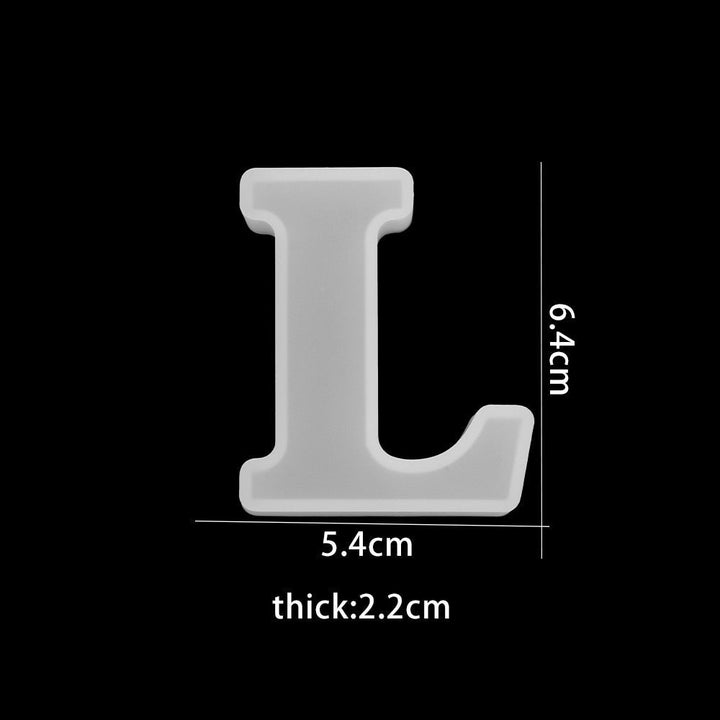 3D silicone mould for pouring chocolate letters – ChocoMould (1+1 free)