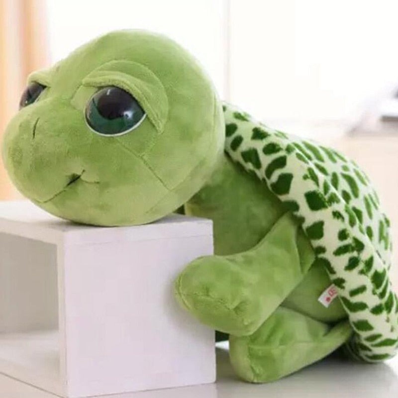Soft plush turtle cuddly toy with a lifelike design – Cuddly Pannier