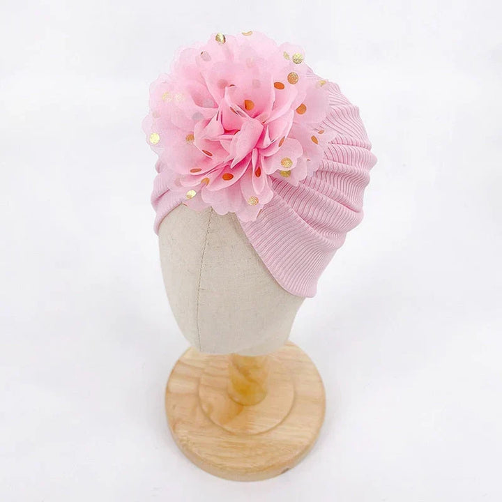 Soft baby turban hat with ruffles – Autumn Magic CuddleShine (Buy One Get One Free)