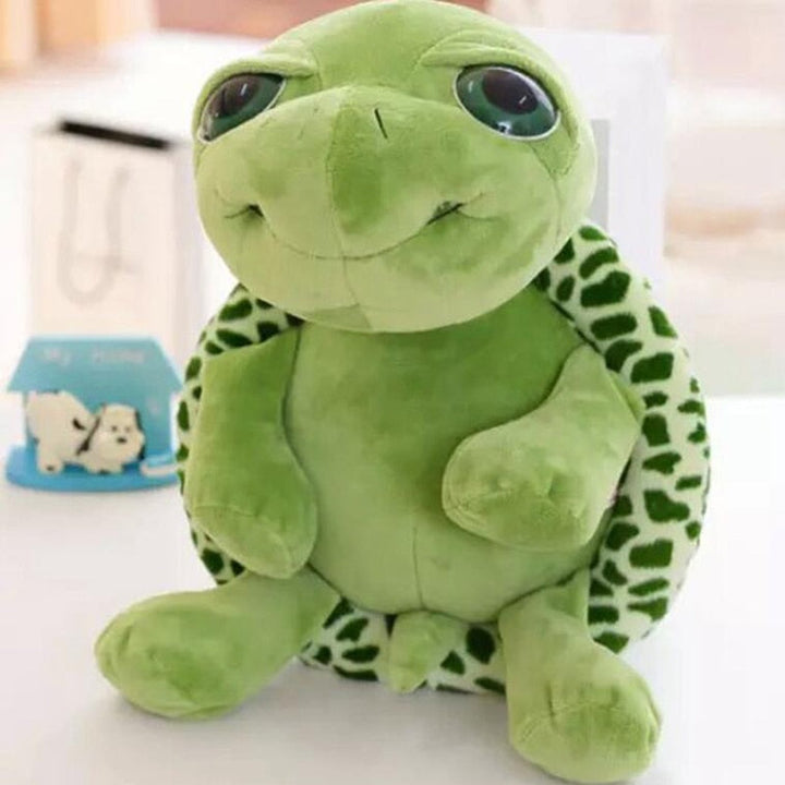 Soft plush turtle cuddly toy with a lifelike design – Cuddly Pannier