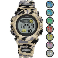 Waterproof digital children's wristwatch with LED display - Livano