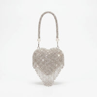 Heart-Shaped Evening Clutch Bag - Amavina