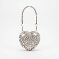 Heart-Shaped Evening Clutch Bag - Amavina