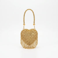 Heart-Shaped Evening Clutch Bag - Amavina