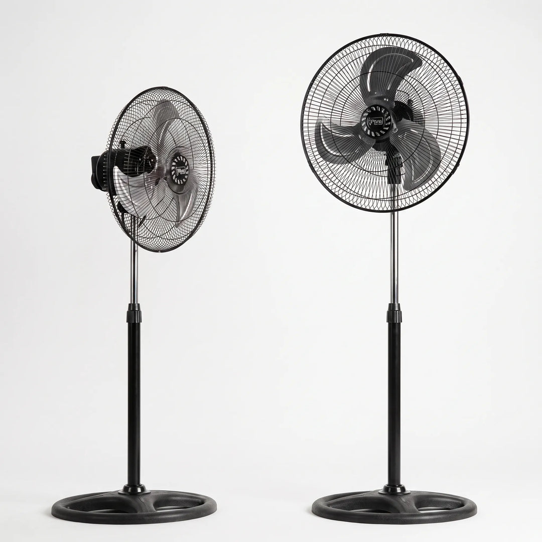 Height-Adjustable Three-Speed Pedestal Fan Set - Breesia