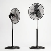 Height-Adjustable Three-Speed Pedestal Fan Set - Breesia