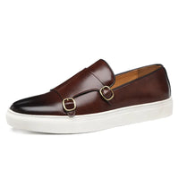 Herrenlederschuh Mit Schnallen - Glenn