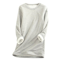 Ladies' fleece pullover with lining – Mira