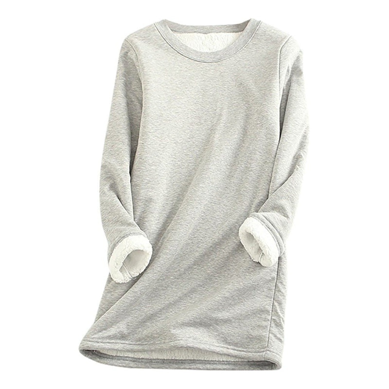 Ladies' fleece pullover with lining – Mira