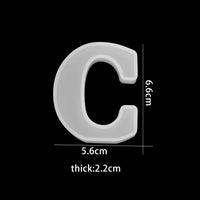 3D silicone mould for pouring chocolate letters – ChocoMould (1+1 free)