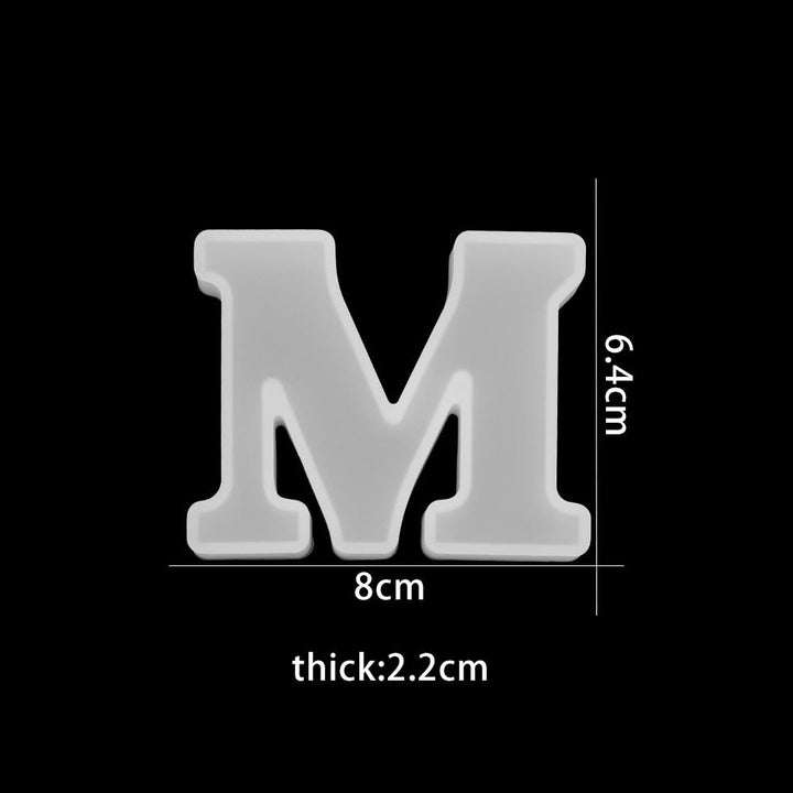 3D silicone mould for pouring chocolate letters – ChocoMould (1+1 free)
