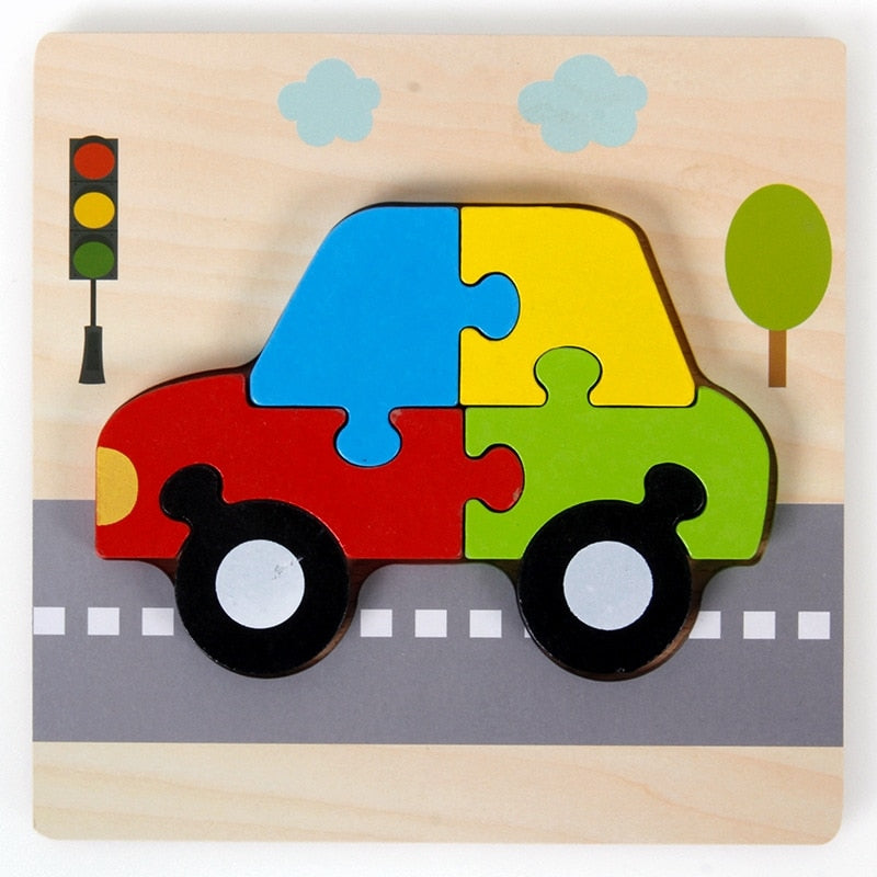 Montessori wooden learning puzzle – Colour Fun (Buy one, get one free)