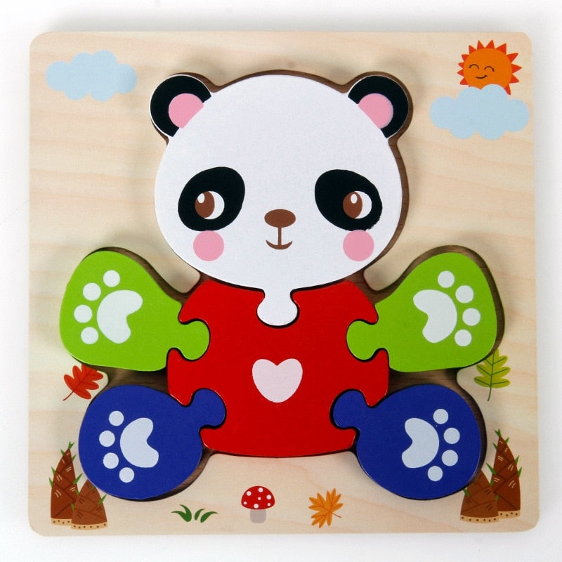 Montessori wooden learning puzzle – Colour Fun (Buy one, get one free)