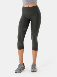 High-Compression Capri Gym Leggings - Cristina