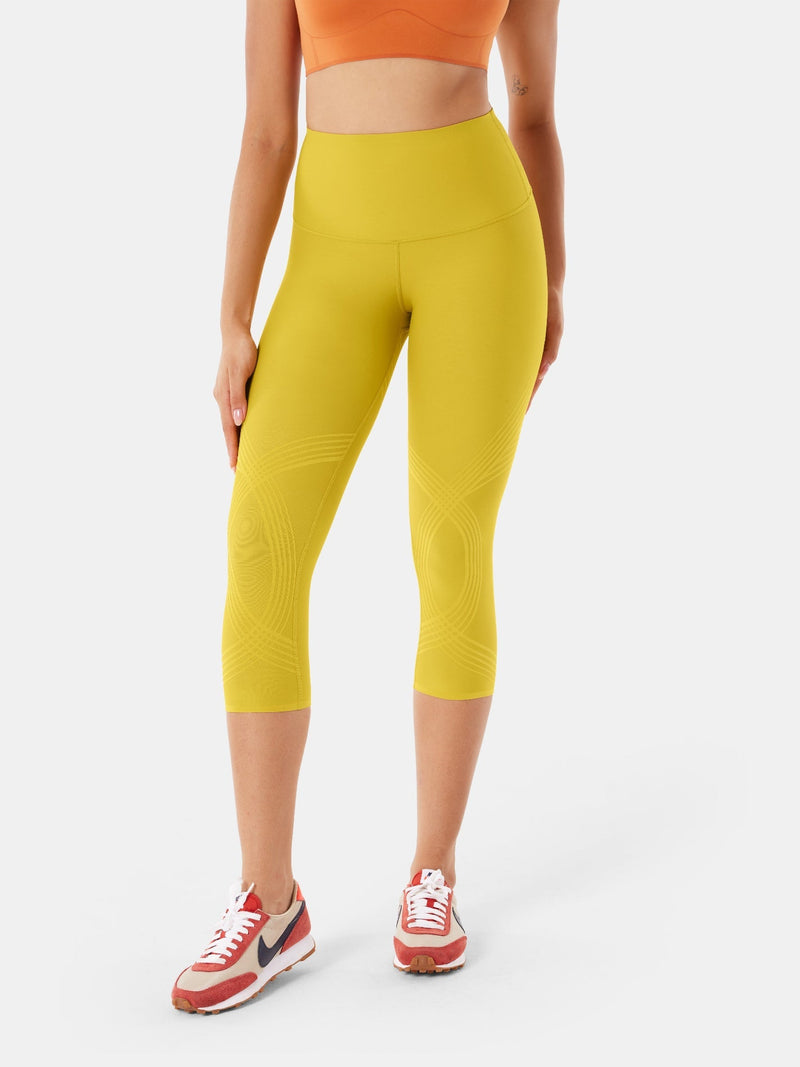 High-Compression Capri Gym Leggings - Cristina