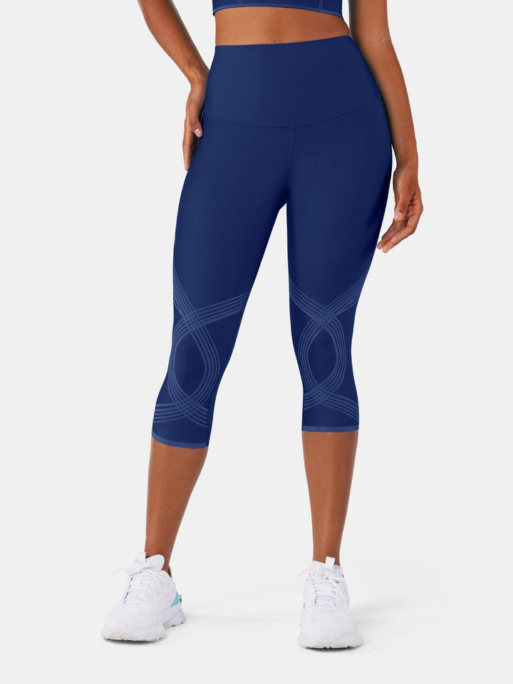 High-Compression Capri Gym Leggings - Cristina
