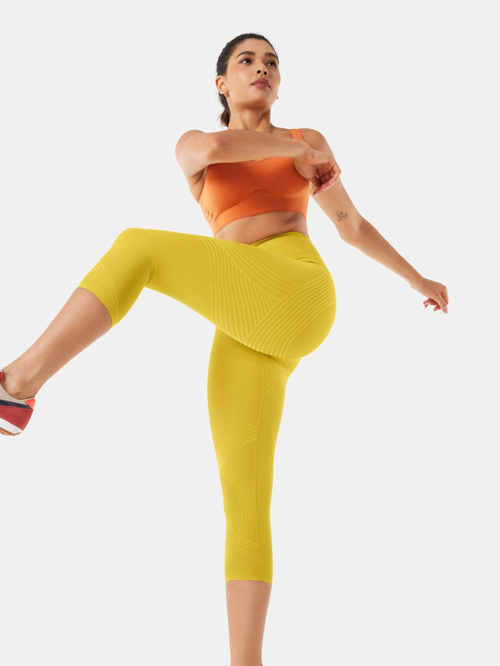 High-Compression Capri Gym Leggings - Cristina