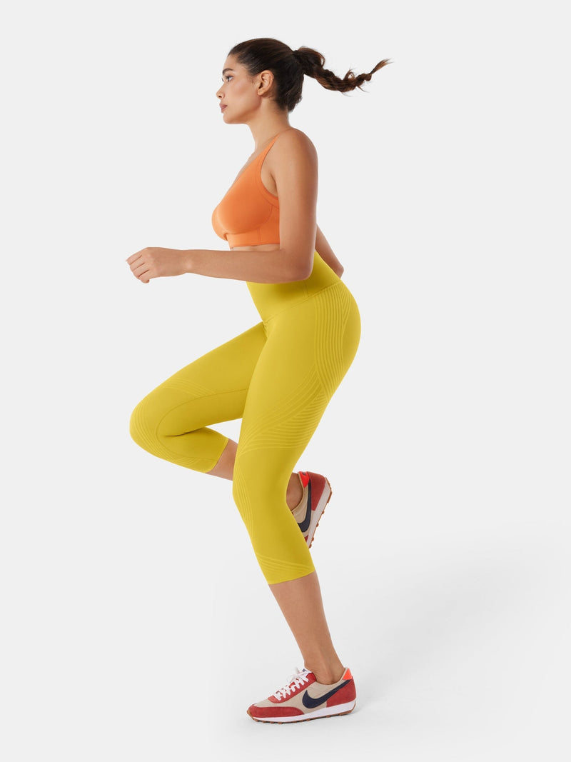 High-Compression Capri Gym Leggings - Cristina