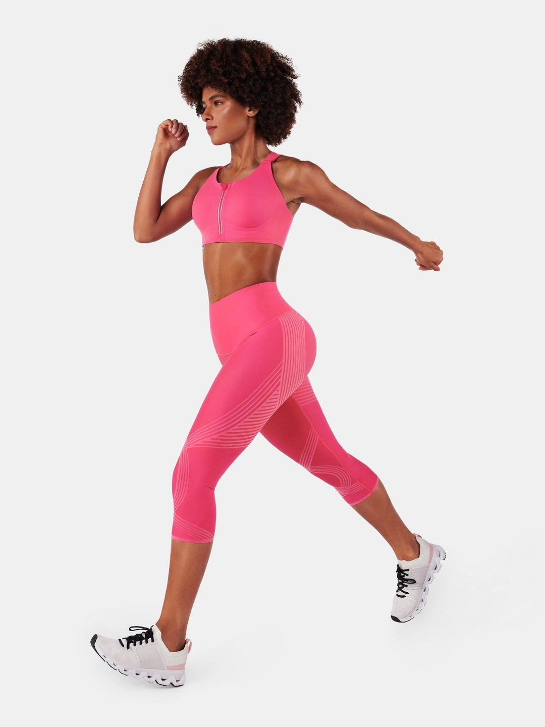 High-Compression Capri Gym Leggings - Cristina