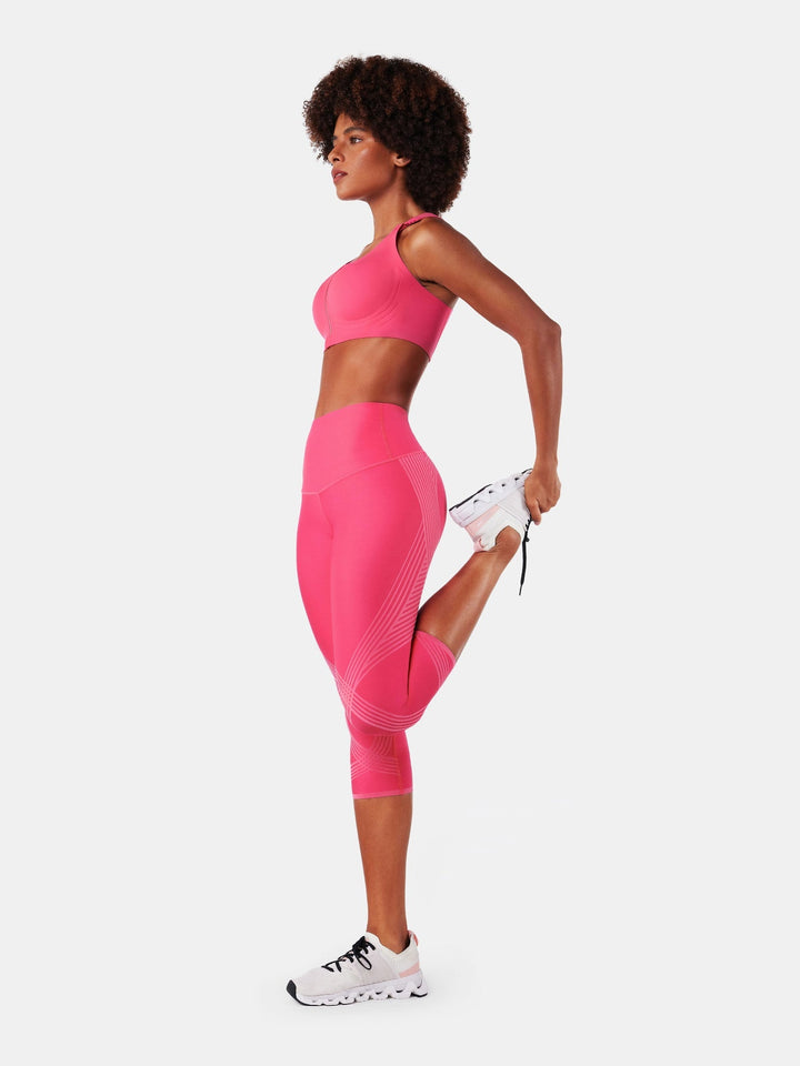 High-Compression Capri Gym Leggings - Cristina