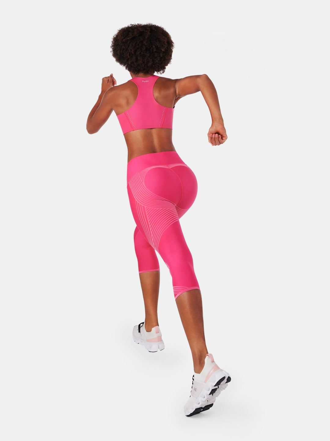 High-Compression Capri Gym Leggings - Cristina