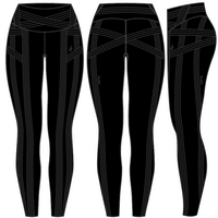 High-Compression Capri Gym Leggings - Cristina