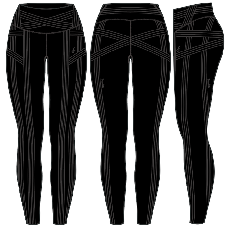 High-Compression Capri Gym Leggings - Cristina