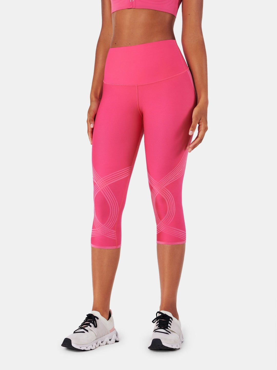High-Compression Capri Gym Leggings - Cristina