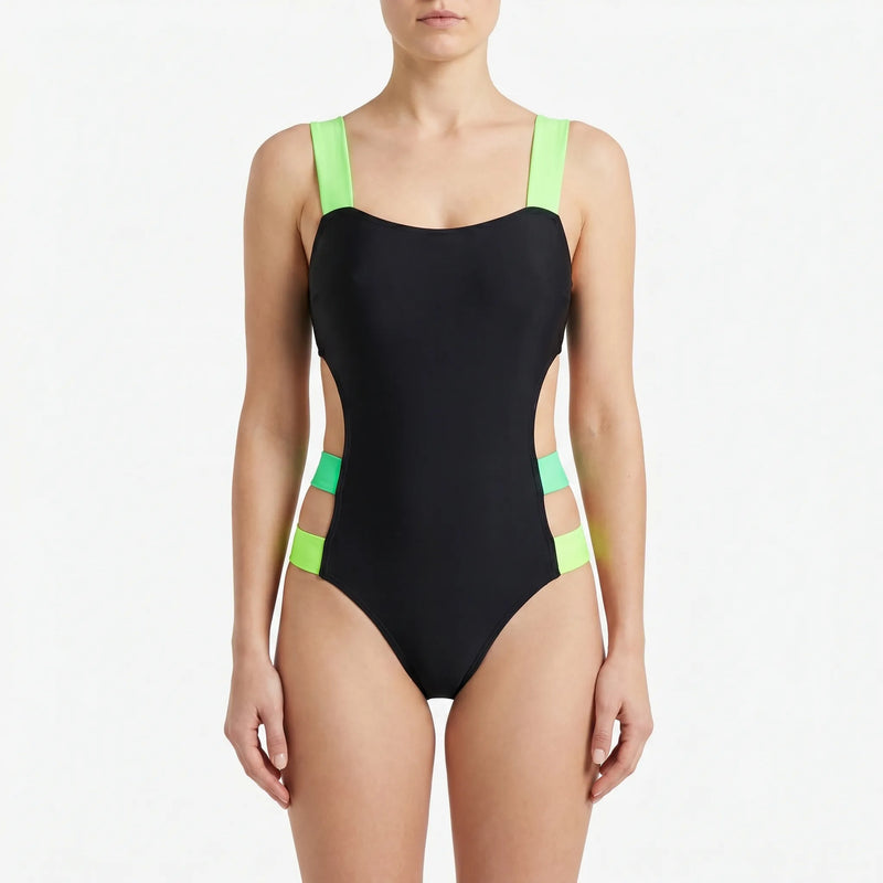 High-Cut Cut-Out Monokini - Neotix
