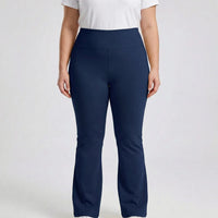 High-Waisted Flare Bootleg Plus Size Leggings - Joann
