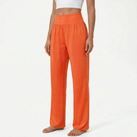 High-Waisted Wide-Leg Yoga Trousers - Sheryl