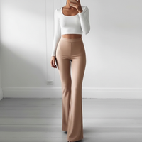 Hoch Taillierte Flared-Hose - Annika