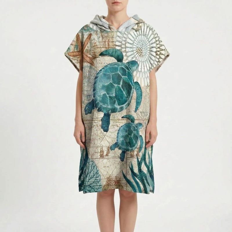 Hooded Beach Poncho - CoastCape