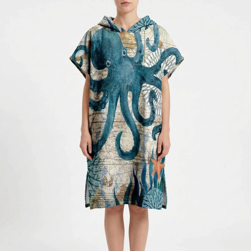 Hooded Beach Poncho - CoastCape