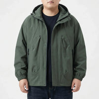 Hooded Oversized Windbreaker Jacket - Adrian