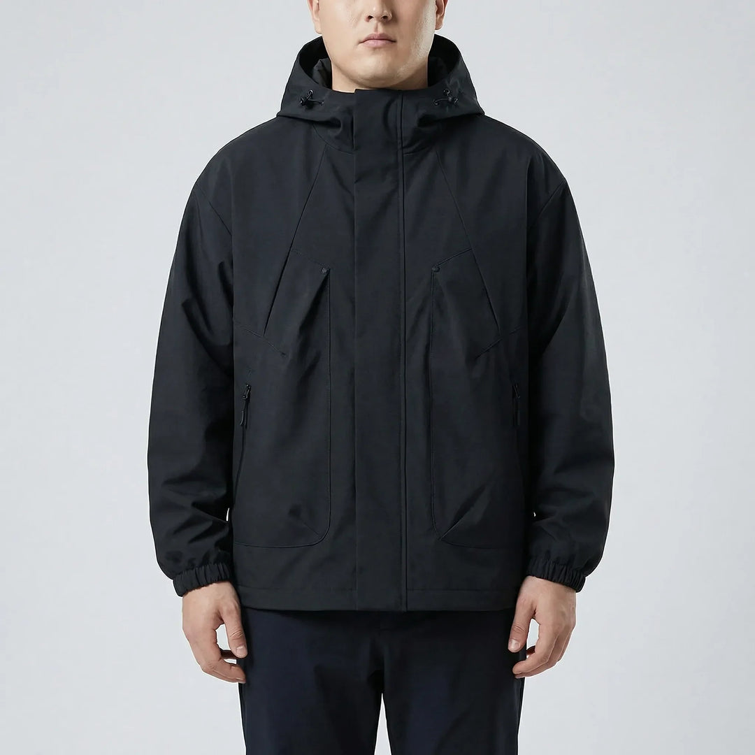Hooded Oversized Windbreaker Jacket - Adrian