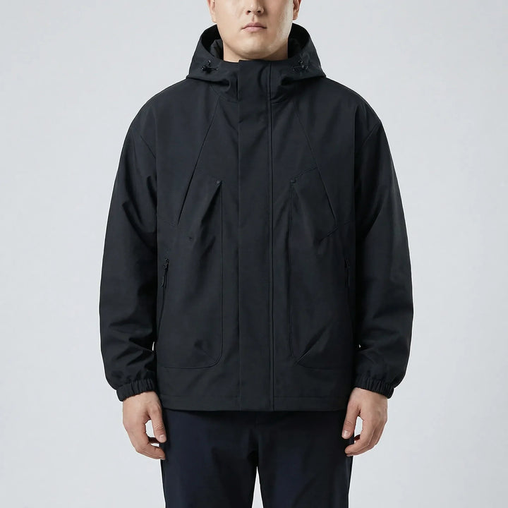 Hooded Oversized Windbreaker Jacket - Adrian